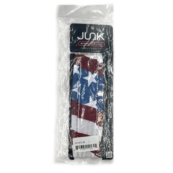 Junk Brands Big Bang Lite Headband O/S New Continental Red White Blue Distressed - Picture 3 of 7